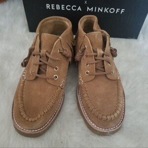 Sperry X Rebecca Minkoff Fringed Chukka (moccasin style) size 8.5